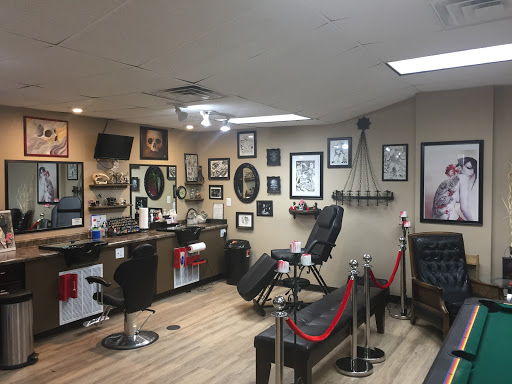 Explore wolf chest tattoo ideas, creative tattoo ideas in Ottumwa, available at Family Tradition TattoosPiercings