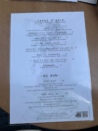 Goku Asian Canteen à Paris menu