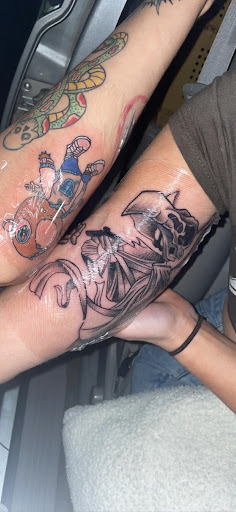 Explore cousin tattoos ideas, creative tattoo ideas in Mount Juliet, available at Division Street Tattoo Company