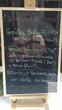 Restaurant biologique Chez Estelle à Langon (le menu)
