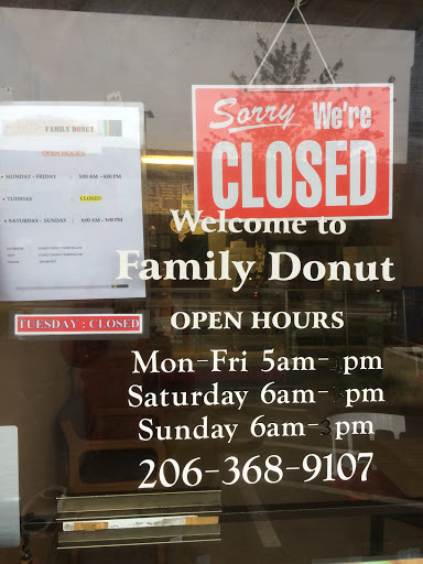 Donut Shop «Family Donut Shop», reviews and photos, 2100 N Northgate Way, Seattle, WA 98133, USA