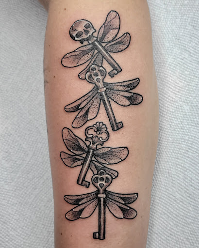 Explore lower tummy tattoo ideas, creative tattoo ideas in Three Rivers, available at Portfolio Ink, LLC