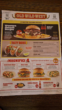 Old Wild West à Parco Dora menu