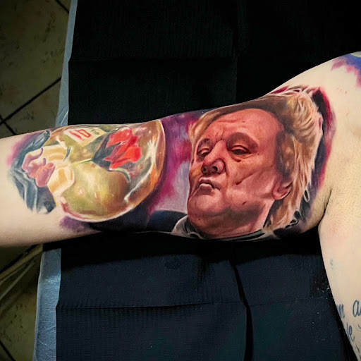 Explore disney castle tattoo ideas, creative tattoo ideas in Davenport, available at Ynot Ink Studio
