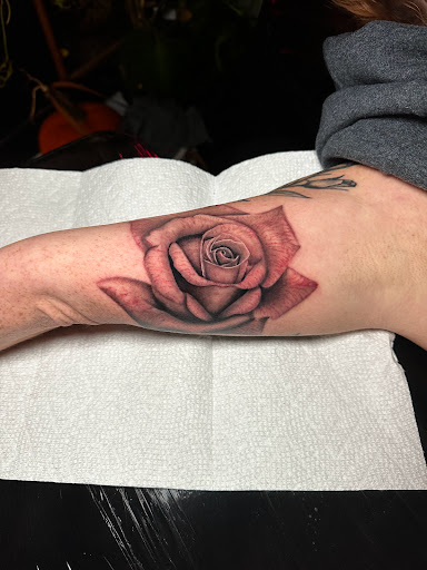 Explore name tattoos on arm ideas, creative tattoo ideas in Hartselle, available at Kingdom Minds Ink
