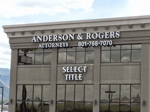 Anderson & Rogers, 170 S 1200 E Ste. 320, Lehi, UT 84043, Attorney