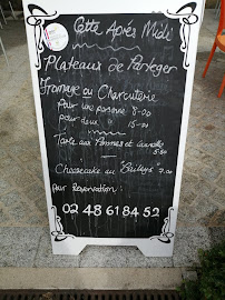 Restaurant La fontaine des amis à Lignières (la carte)