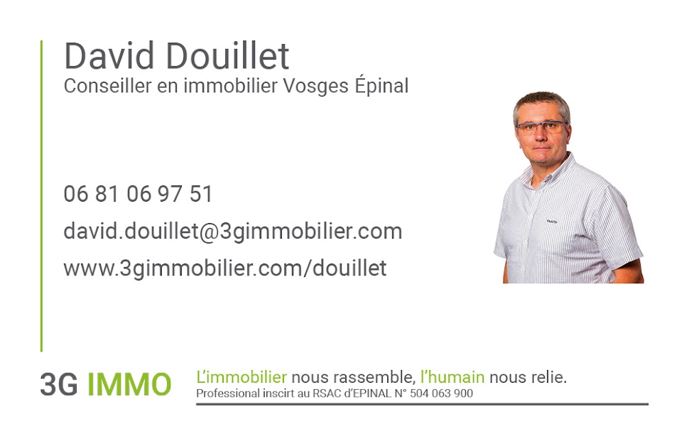 David Douillet 3G IMMO à Dogneville (Vosges 88)