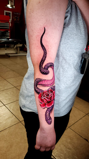 Explore cute flower tattoo ideas, creative tattoo ideas in Odessa, available at Evil Ink Tattoo