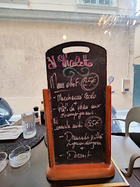 Menu / carte de Il Vicoletto à Nice