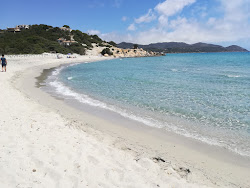 Foto von Porto Giunco (Timi Ama) Strand mit sehr sauber Sauberkeitsgrad