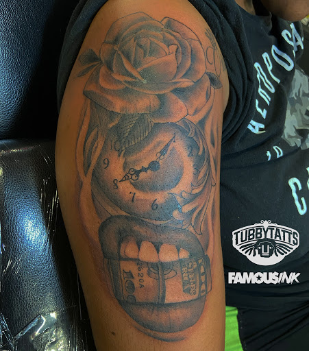 Explore filler ideas for sleeve tattoos, creative tattoo ideas in Hammond, available at Famous Ink, Inc.