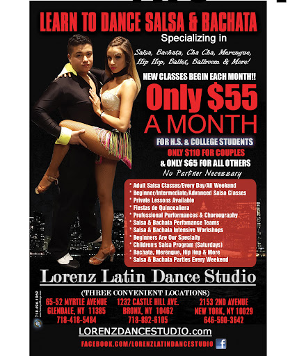 Dance School «Lorenz Latin Dance Studio - Glendale», reviews and photos, 65-52 Myrtle Ave, Glendale, NY 11385, USA