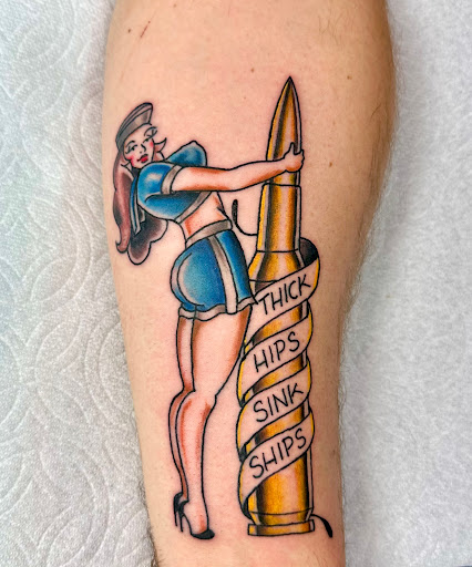 Find traveling tattoo ideas for your next unique tattoo in Everett at Sunken Ship Tattoos
