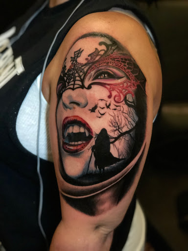 Explore shih tzu tattoo ideas, creative tattoo ideas in Pearcy, available at Studio 621 Tattoo