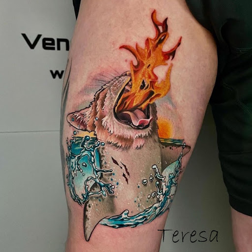 Explore corvette tattoo ideas, creative tattoo ideas in Sanford, available at Venom Ink Tattoo