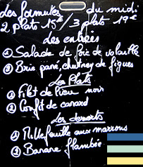 Restaurant de la Plage de M. Hulot à Saint-Nazaire menu