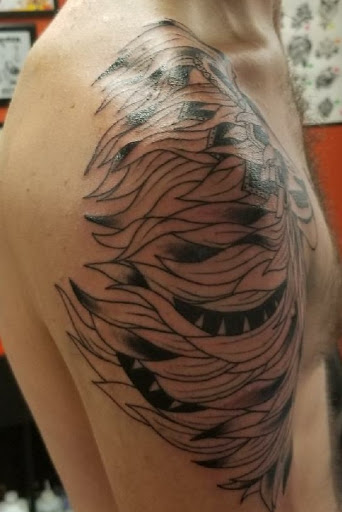 Explore tattoo ideas for outdoorsmen, creative tattoo ideas in Gadsden, available at Sacred Art Tattoo Company