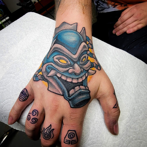 Explore twin daughter tattoo ideas, creative tattoo ideas in Denver, available at CREATUREARCADE TATTOO AND ILLUSTRATION-LOCATED IN LAKEWOOD CO