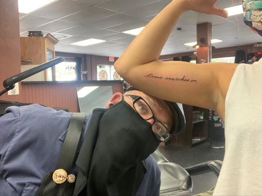 Explore japanese cherry blossom tattoo ideas, creative tattoo ideas in Saint Petersburg, available at Foolish Pride Tattoo Co.