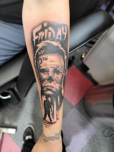 Explore small horror tattoo ideas, creative tattoo ideas in Fond Du Lac, available at In Your Face Tattooz LLC