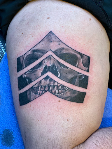 Find cowboy tattoos ideas for your next unique tattoo in Moweaqua at Fleshwound Tattoo