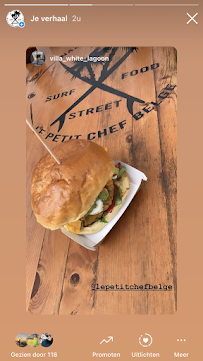 Le petit chef belge à Nazaré menu