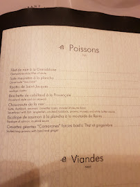 Restaurant Café de la Paix à Reims menu