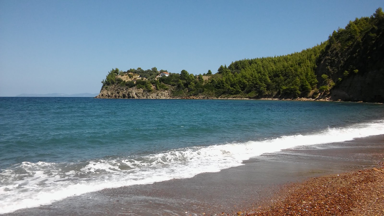 Foto af BE beach med turkis rent vand overflade