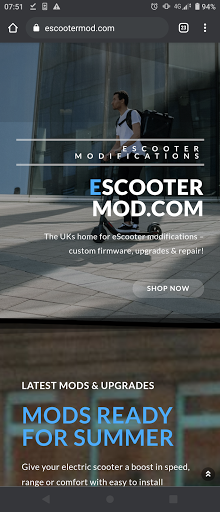 E-Scooter Mods & Repair Services UK