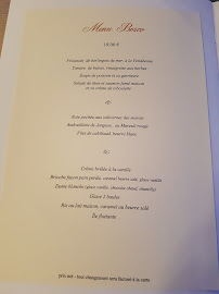 Restaurant français La Cormaroune à Noirmoutier-en-l'Île - menu / carte