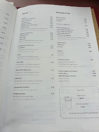 EINSTEIN Unter den Linden à Berlin menu