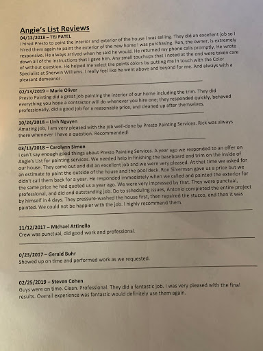 Painter «Presto Painting Services», reviews and photos, 4432 W Iowa Ave, Tampa, FL 33616, USA