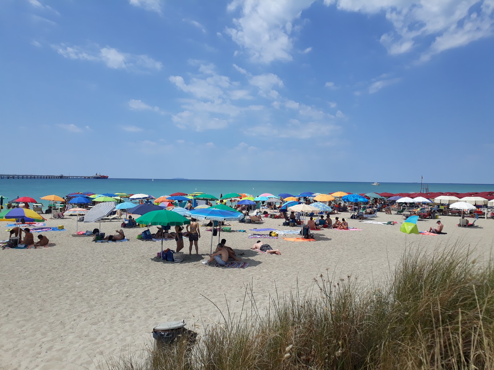 Foto van Spiaggia Pietrabianca gelegen in een natuurlijk gebied