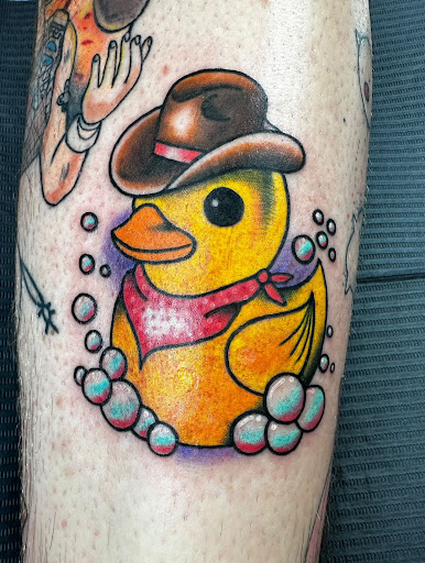 Explore deer hunting tattoo ideas, creative tattoo ideas in Hinesville, available at Dark Horse Art Studios