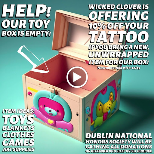 Explore garden tattoo ideas, creative tattoo ideas in Dublin, available at The Wicked Clover