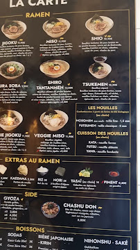 Ramen ya à Nantes menu