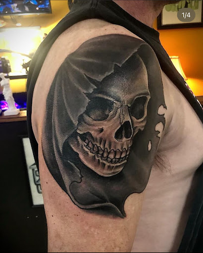 Explore black panther tattoo ideas, creative tattoo ideas in Stevens Point, available at Black Rabbit Tattooing