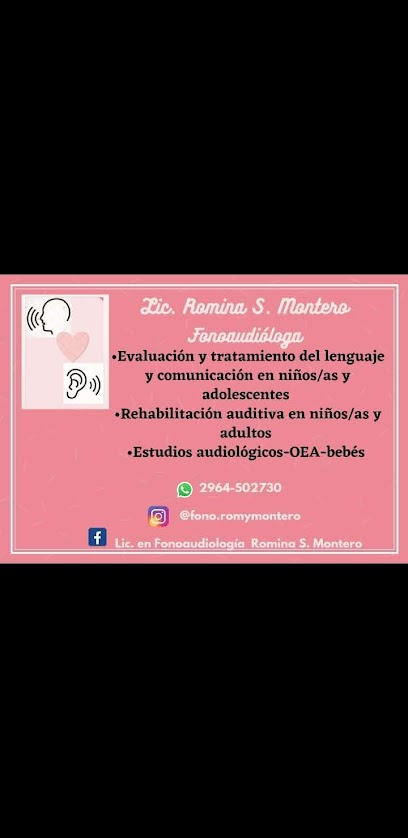 Lic. en Fonoaudiología Romina Montero