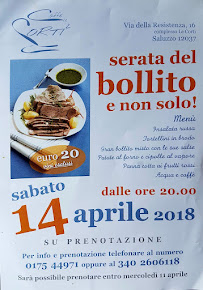 Menu du Caffè Le Corti à Saluzzo