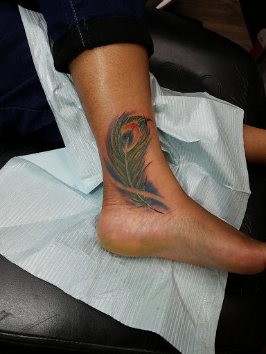 Explore small fishing tattoo ideas, creative tattoo ideas in Yonkers, available at Full Moon Tattoo