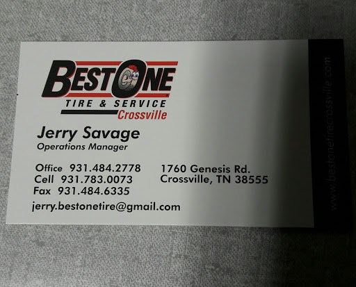 Tire Shop «Best One Tire & Service of Crossville», reviews and photos, 1760 Genesis Rd, Crossville, TN 38555, USA