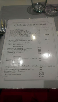Restaurant La Belle Époque Castelnaudary à Castelnaudary carte