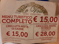 Restaurant de spécialités d'Italie du Sud Osteria Le Volte à Lecce (la carte)