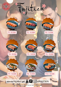 Menu / carte de Fujitien- Sushi à Porto