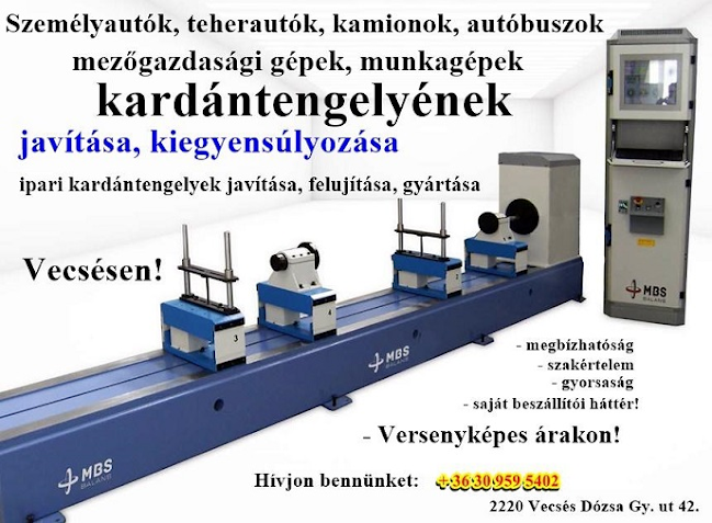 Hozzászólások és értékelések az Kardánexpressz Kft Kardántengely javítás gyártás-ról