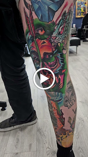 Explore feminine dragon tattoo ideas, creative tattoo ideas in Lombard, available at New Hope Tattoo