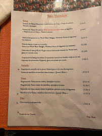 Menu du Restaurant Au Boeuf à Blaesheim