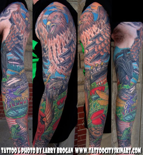 Explore bermuda tattoo ideas, creative tattoo ideas in Lockport, available at Tattoo City by Larry Brogan