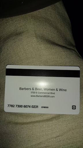 Barber Shop «Barbers & Beer Barbershop», reviews and photos, 1750 E Commercial Blvd, Fort Lauderdale, FL 33334, USA